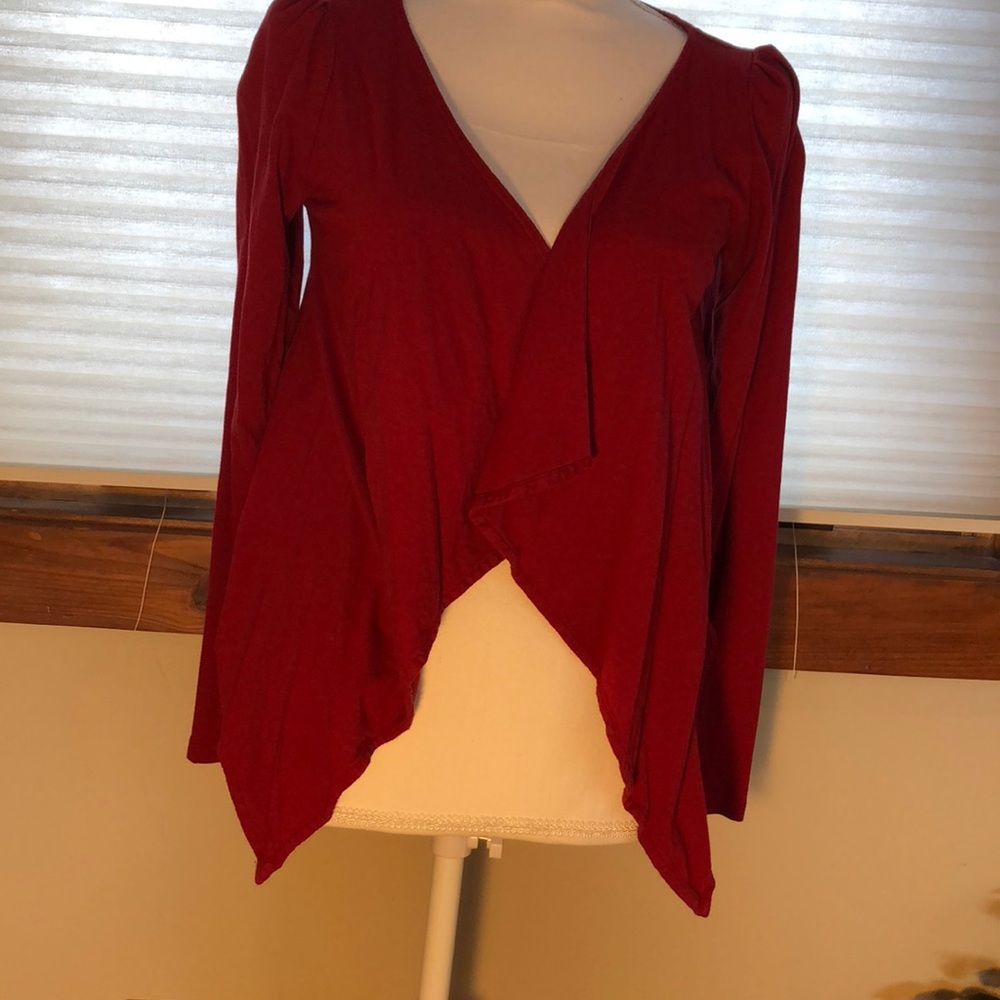 Cute red cardigan